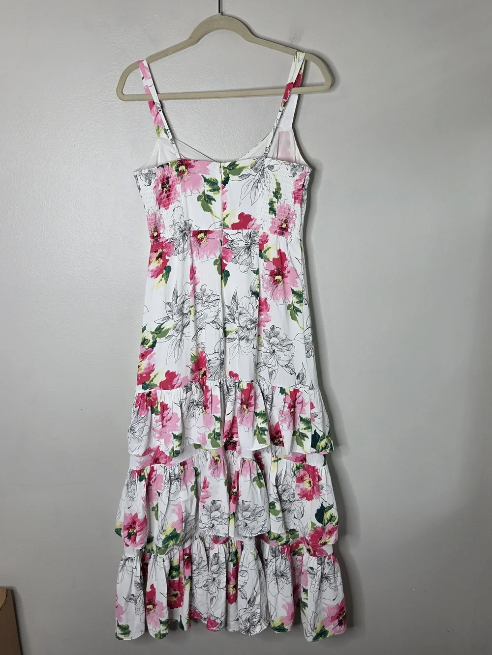 Abercrombie & Fitch Drama Ruffle Tiered Maxi Dress